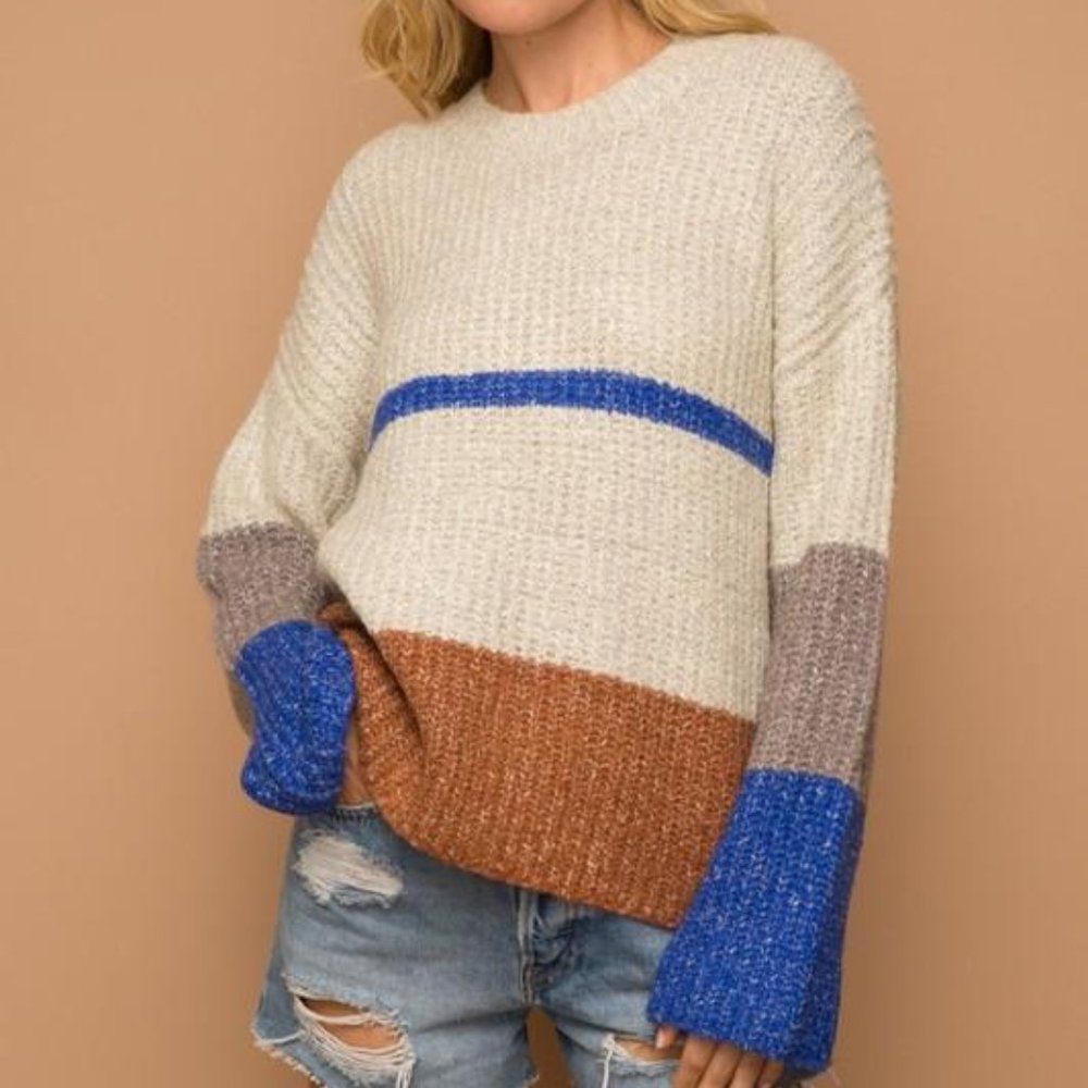 Colorblock Sweater